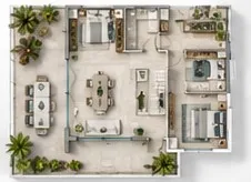 Floor plan Apartamento B