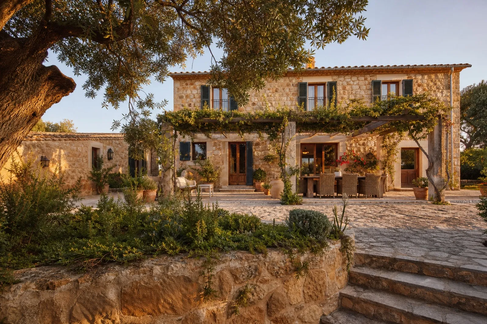 Finca restaurada en Santa Eulària des Riu — Foto 1