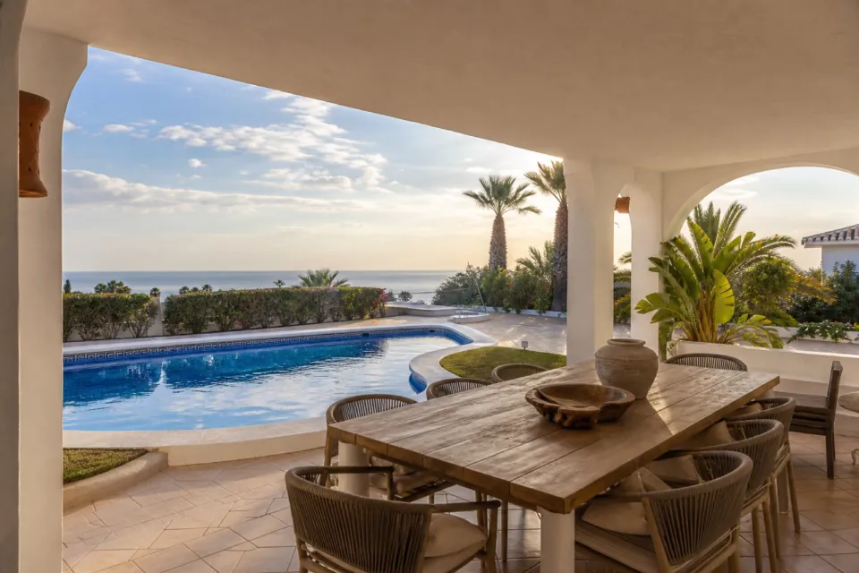 Villa contemporánea con vistas al mar en Palma de Mallorca