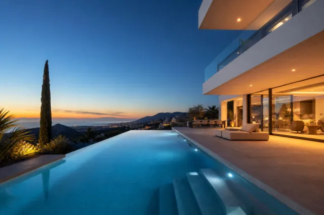 Villa en construcción con vistas panorámicas al mar en Marbella — عکس 5